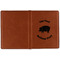 Barbeque Cognac Leather Passport Holder Outside Single Sided - Apvl