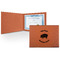 Barbeque Leatherette Certificate Holder - Front (Personalized)
