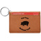 Barbeque Leatherette Keychain ID Holder - Double Sided (Personalized)