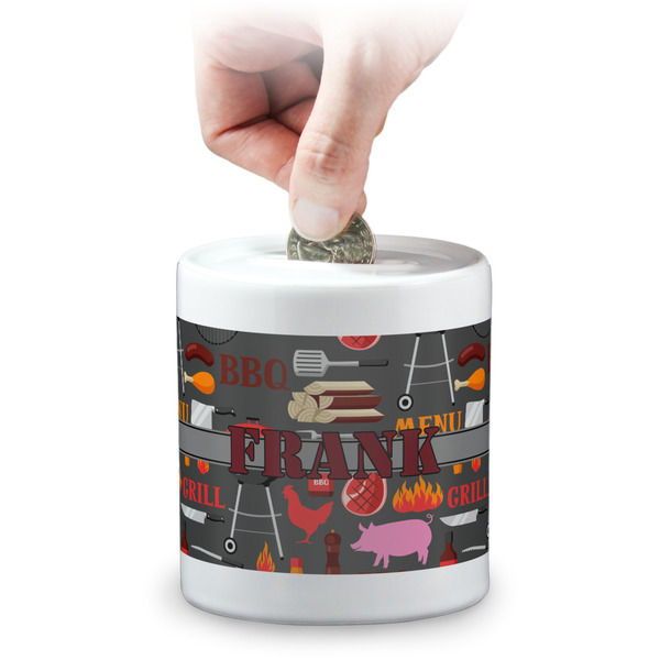 Custom Barbeque Coin Bank (Personalized)