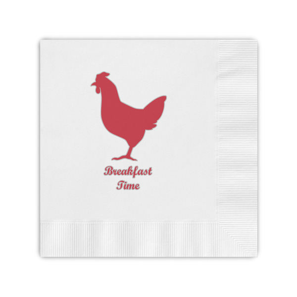 Custom Barbeque Coined Cocktail Napkins (Personalized)