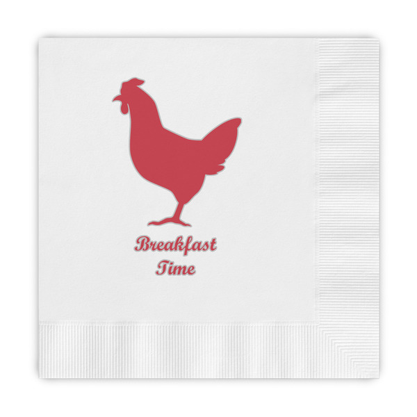 Custom Barbeque Embossed Decorative Napkins (Personalized)