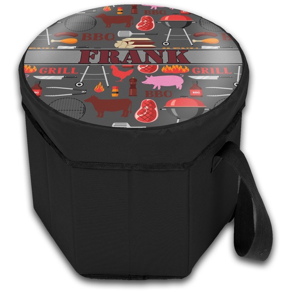 Barbeque Collapsible Personalized Cooler & Seat (Closed)