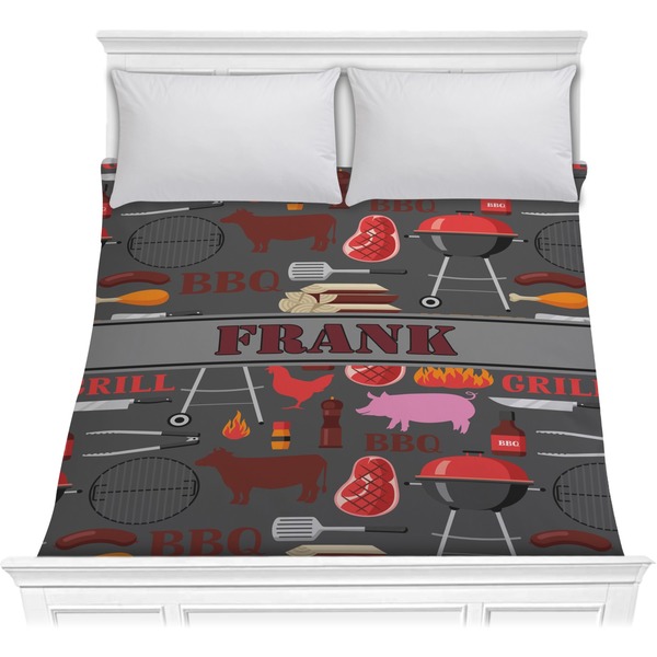 Custom Barbeque Comforter - Full / Queen (Personalized)