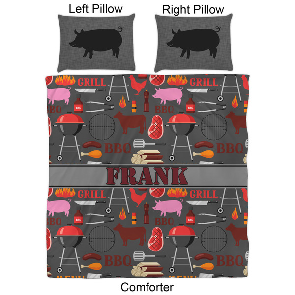 Barbeque Comforter Set - Queen - Approval