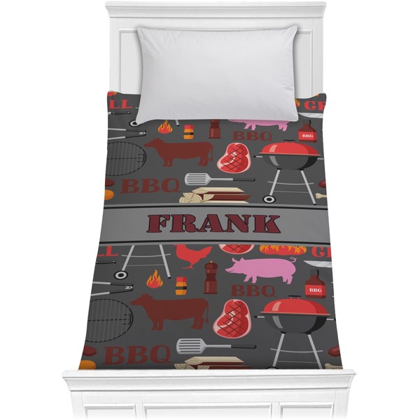 Custom Barbeque Comforter - Twin (Personalized)
