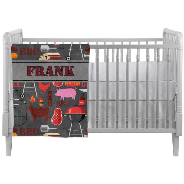 Custom Barbeque Crib Comforter / Quilt (Personalized)