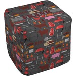 Barbeque Cube Pouf Ottoman - 13" (Personalized)