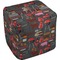 Barbeque Cube Pouf Ottoman (Top)