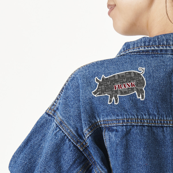 Custom Barbeque Twill Iron On Patch - Custom Shape (Personalized)