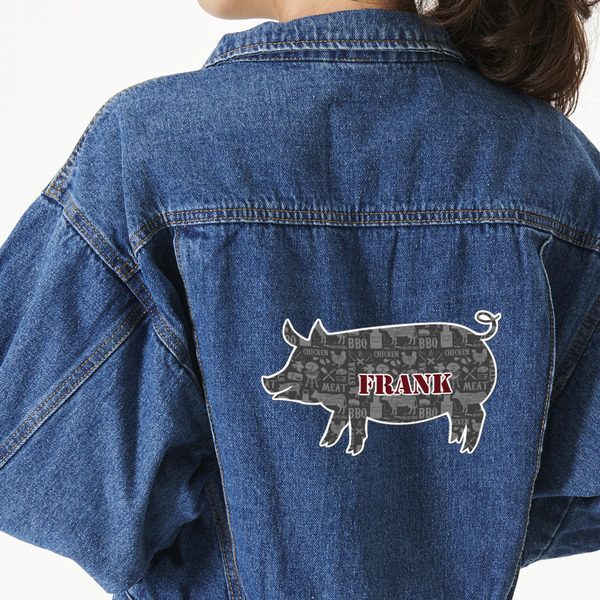 Custom Barbeque Large Custom Shape Patch - 2XL (Personalized)