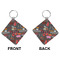 Barbeque Diamond Keychain (Front + Back)