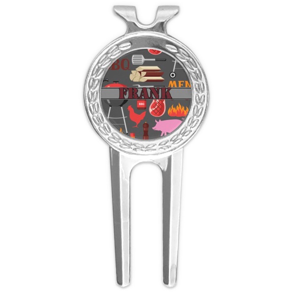 Custom Barbeque Golf Divot Tool & Ball Marker (Personalized)