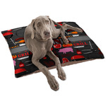 Barbeque Dog Bed - Large w/ Name or Text