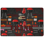 Barbeque Dog Food Mat w/ Name or Text