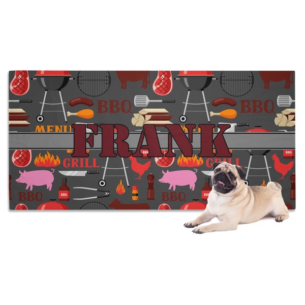 Custom Barbeque Dog Towel (Personalized)