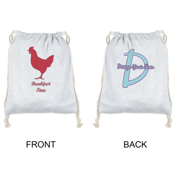 Barbeque Drawstring Backpacks - Sweatshirt Fleece - Double Sided - APPROVAL