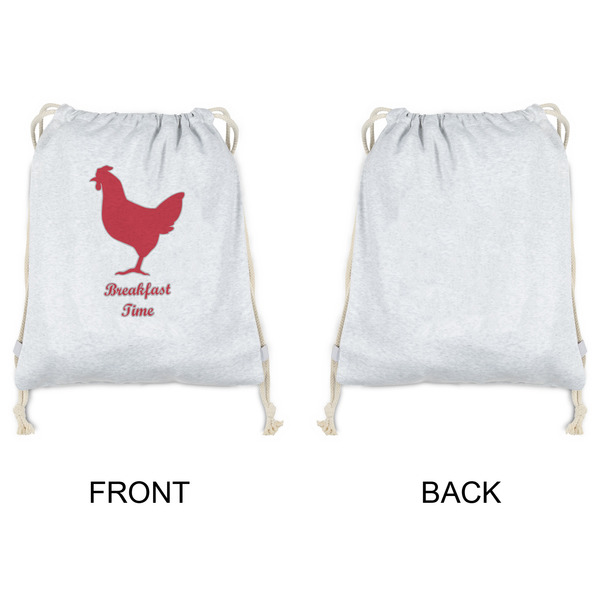 Barbeque Drawstring Backpacks - Sweatshirt Fleece - Single Sided - APPROVAL