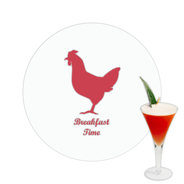 Custom Barbeque Printed Drink Topper -  2.5" (Personalized)