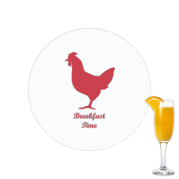 Custom Barbeque Printed Drink Topper - 2.15" (Personalized)