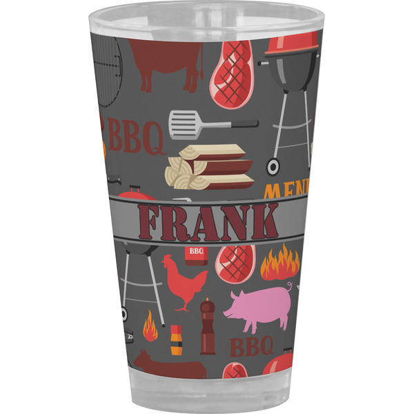 Custom Barbeque Pint Glass - Full Color (Personalized)