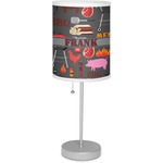 Barbeque 7" Drum Lamp with Shade (Personalized)