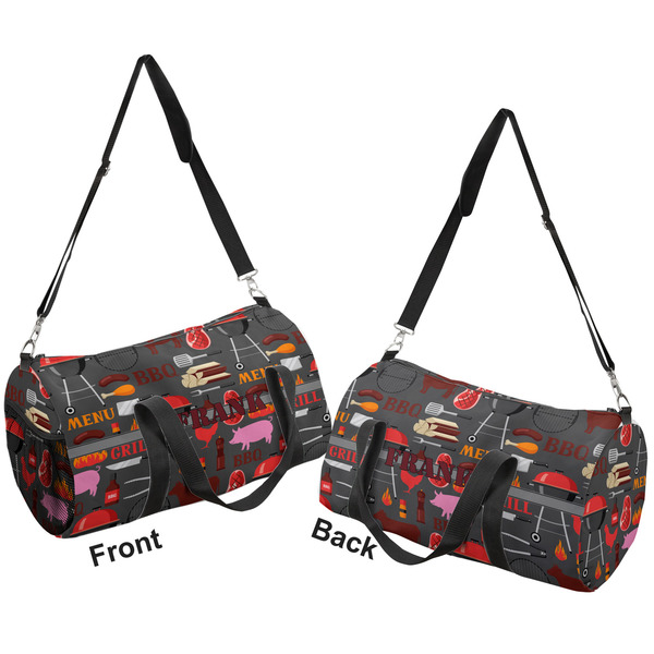 Barbeque Duffle bag small front and back sides