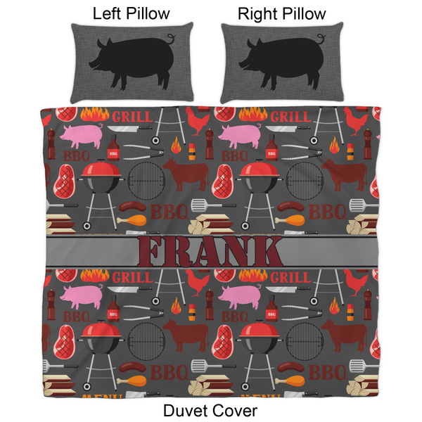 Barbeque Duvet Cover Set - King - Approval