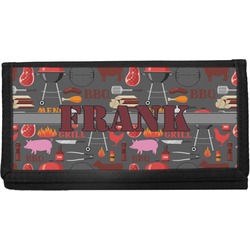 Barbeque Canvas Checkbook Cover (Personalized)