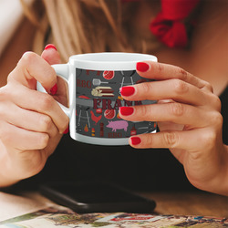 Barbeque Double Shot Espresso Cup - Single (Personalized)