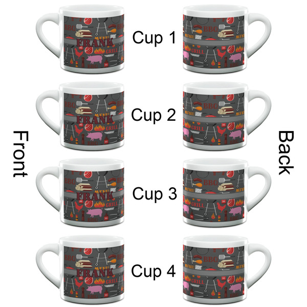 Barbeque Espresso Cup - 6oz (Double Shot Set of 4) APPROVAL