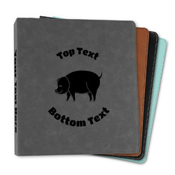 Barbeque Leather Binder - 1" (Personalized)