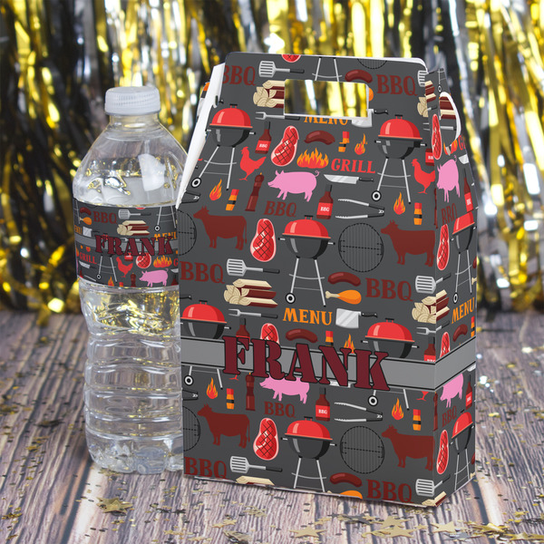 Barbeque Gable Favor Box - In Context