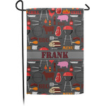 Barbeque Small Garden Flag - Single Sided w/ Name or Text