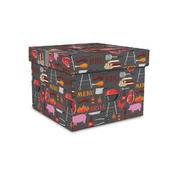 Barbeque Gift Box with Lid - Canvas Wrapped - Small (Personalized)