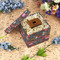 Barbeque Gift Boxes with Lid - Canvas Wrapped - Small - In Context