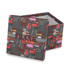 Barbeque Gift Box with Lid - Canvas Wrapped (Personalized)