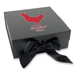 Barbeque Gift Box with Magnetic Lid - Black (Personalized)