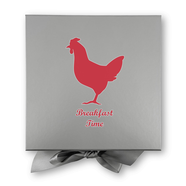 Barbeque Gift Boxes with Magnetic Lid - Silver - Approval