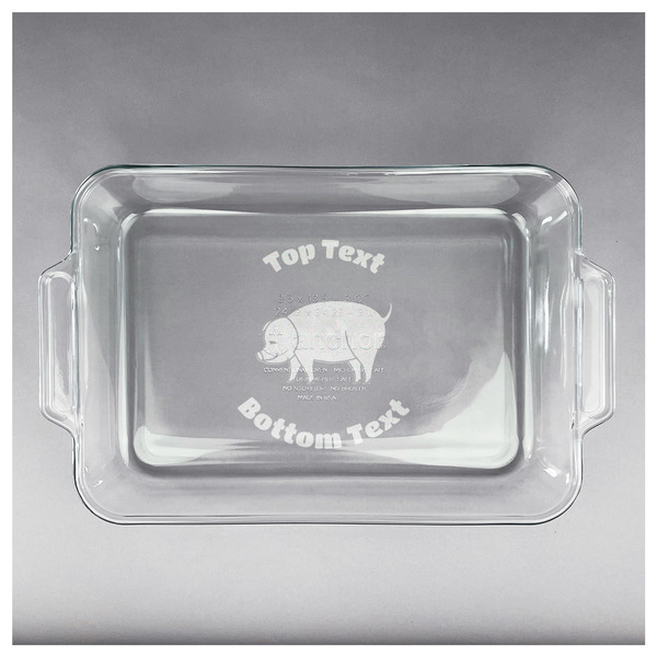 Barbeque Glass Baking Dish - APPROVAL (13x9)