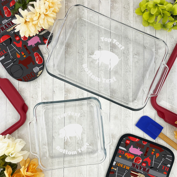 Barbeque Glass Baking Dish Set - LIFESTYLE