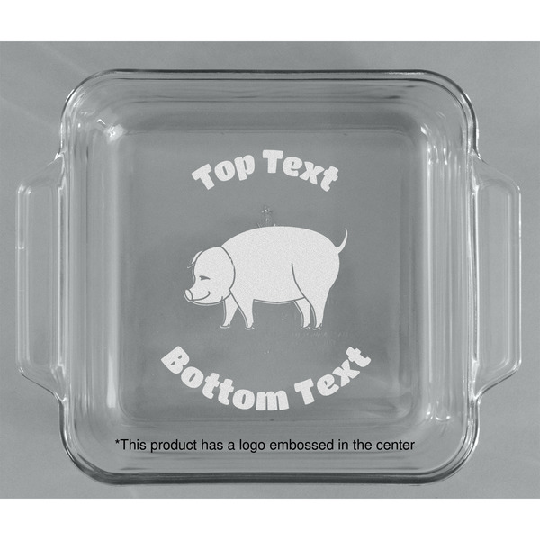 Barbeque Glass Cake Dish - APPROVAL (8x8)