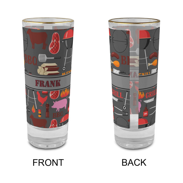 Barbeque Glass Shot Glass - 2 oz - Single - APPROVAL