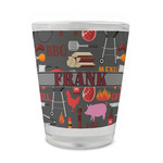 Barbeque Glass Shot Glass - 1.5 oz - Set of 4 (Personalized)