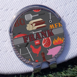 Barbeque Golf Ball Marker - Hat Clip