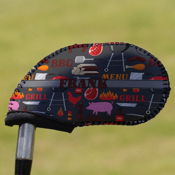Custom Barbeque Golf Club Iron Cover (Personalized)