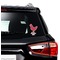 Barbeque Graphic Car Decal (On Car Window)