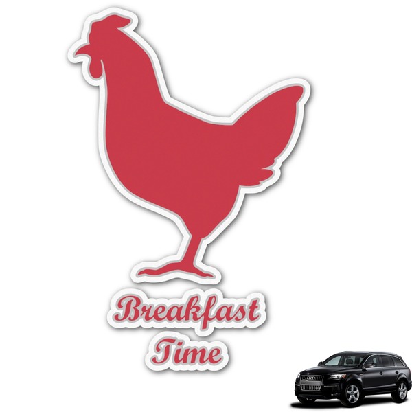 Custom Barbeque Graphic Car Decal (Personalized)