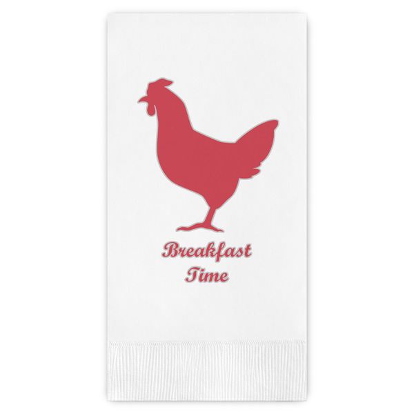 Custom Barbeque Guest Napkins - Full Color - Embossed Edge (Personalized)