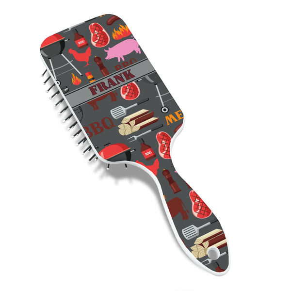 Barbeque Hair Brush - Angle View